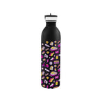 Newcastle Stainless Steel Bottle in Full Color, 24 oz - Black - Megabrite
