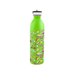 Newcastle Stainless Steel Bottle in Full Color, 24 oz - Lime Green - Megabrite