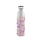 Newcastle Stainless Steel Bottle in Full Color, 24 oz - Silver - Megabrite