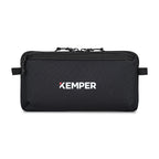 Newton Cord Pouch in Recycled PET Transfer - Black - View 1
