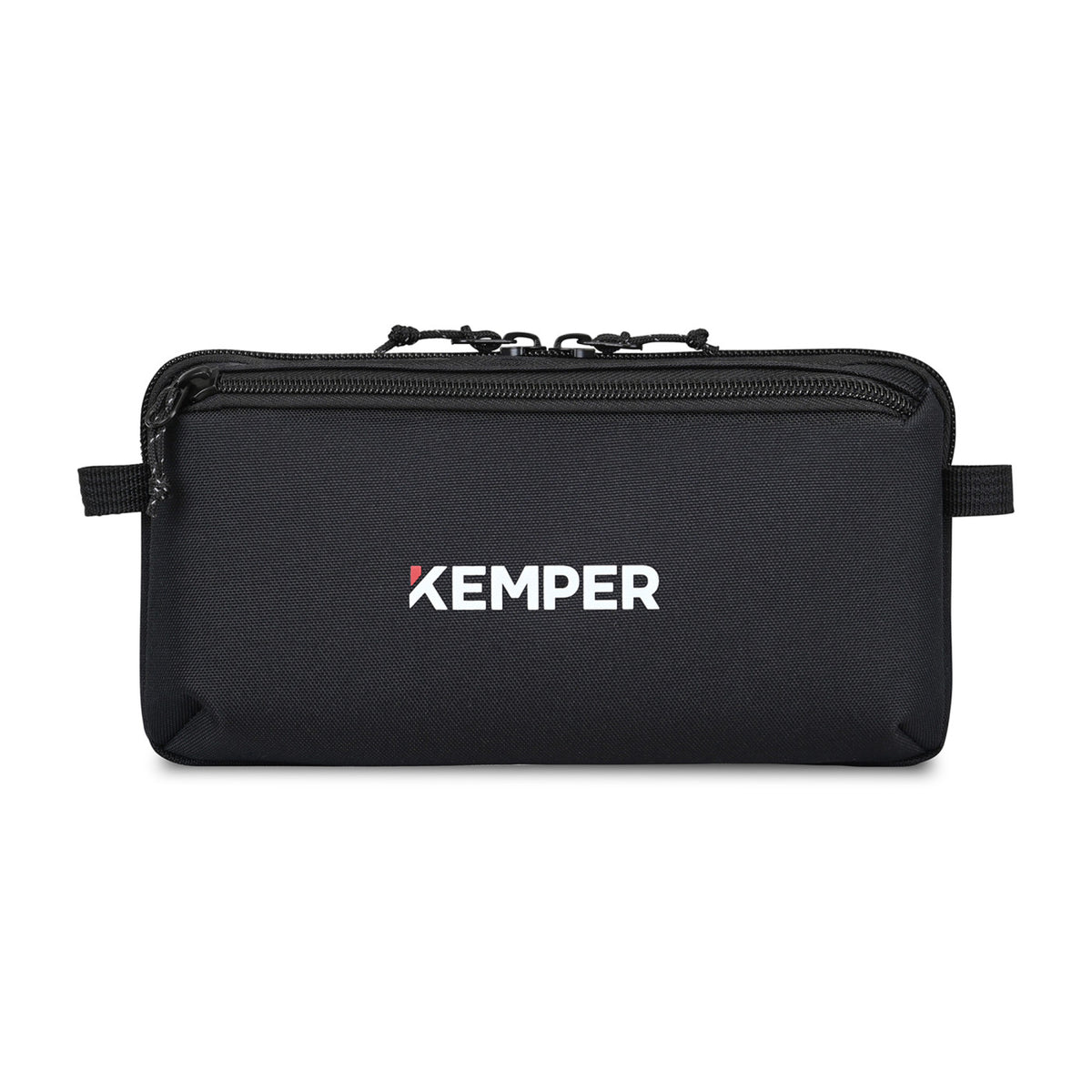 Newton Cord Pouch in Recycled PET Transfer - Black - View 1