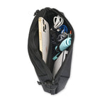 Newton Cord Pouch in Recycled PET Transfer - Black - View 4