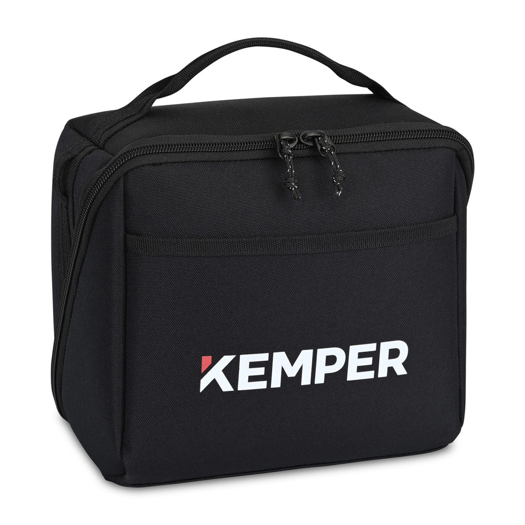 Newton Fold-Out Tech Organizer in Recycled PET Transfer - Black - View 2