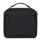 Newton Fold-Out Tech Organizer in Recycled PET Transfer - Black - View 4