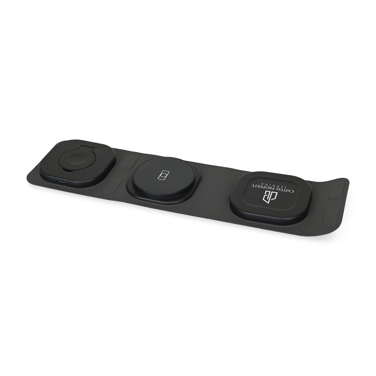 Newton Foldable 3 in 1 Wireless Charger - Charcoal Heather - View 2