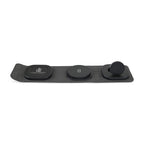 Newton Foldable 3 in 1 Wireless Charger - Charcoal Heather - View 3