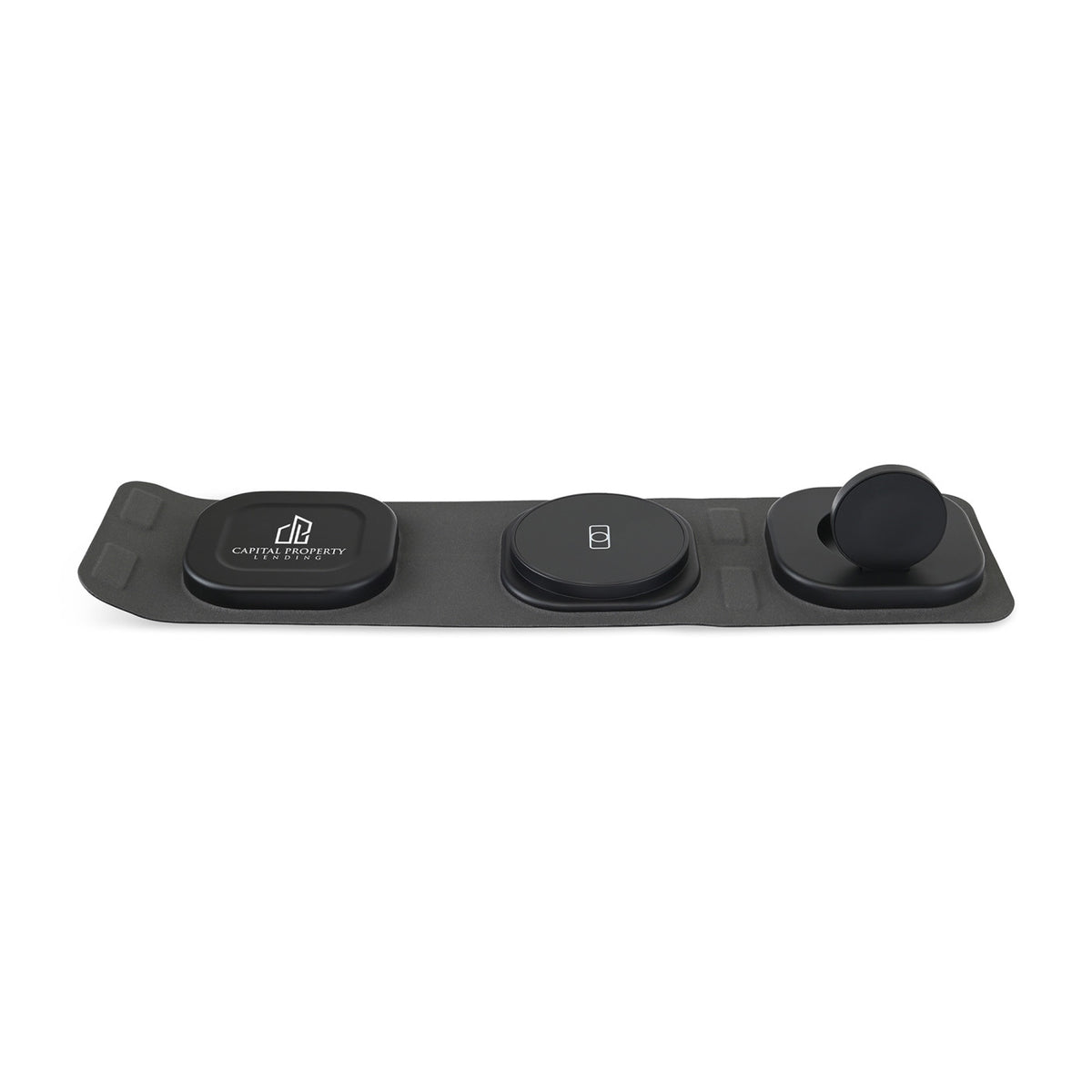 Newton Foldable 3 in 1 Wireless Charger - Charcoal Heather - View 3
