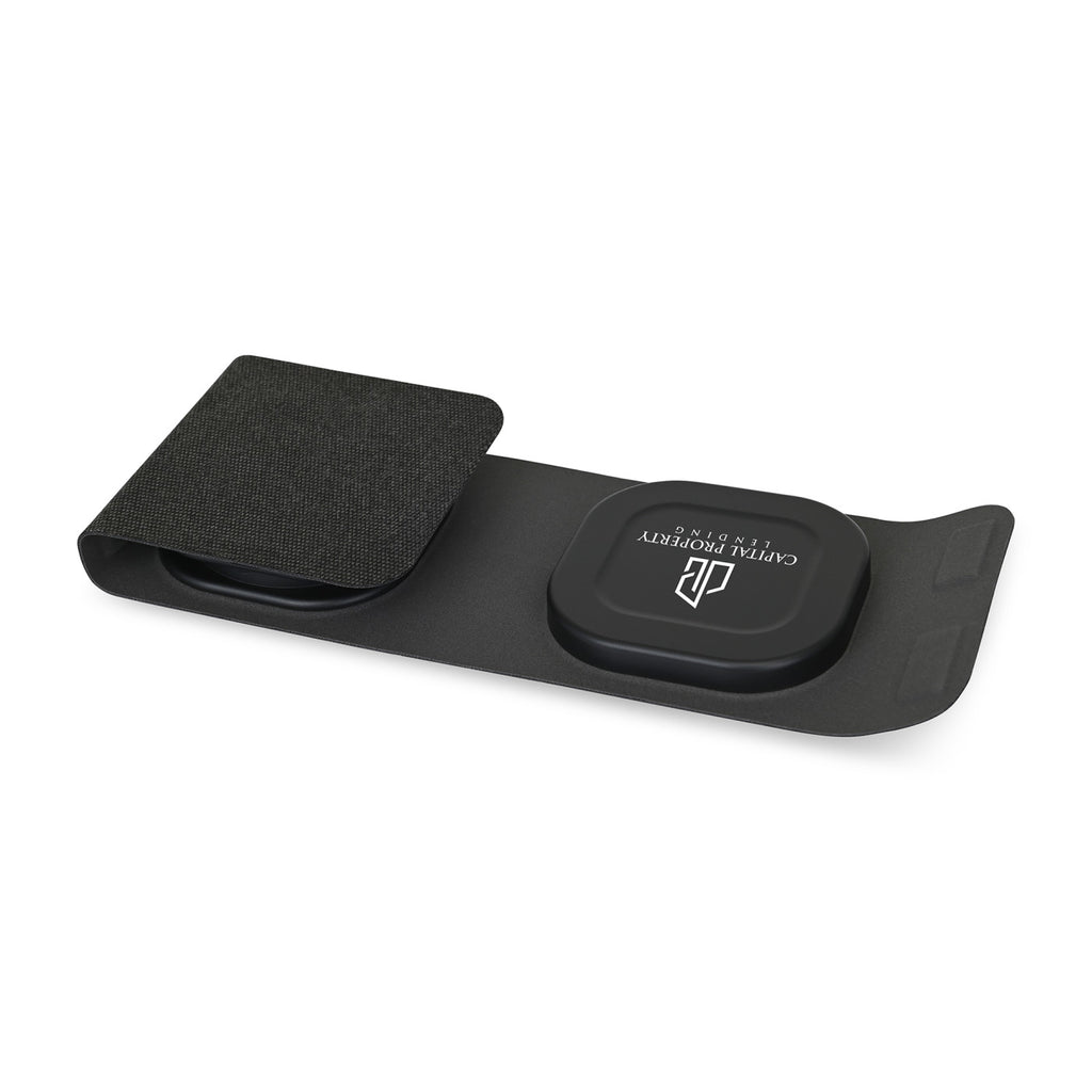 Newton Foldable 3 in 1 Wireless Charger - Charcoal Heather - View 4