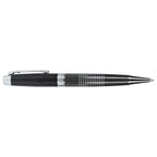 Newton Gel Rollerball Pen in Recycled Brass, Blue Ink - Black - Right Side 4