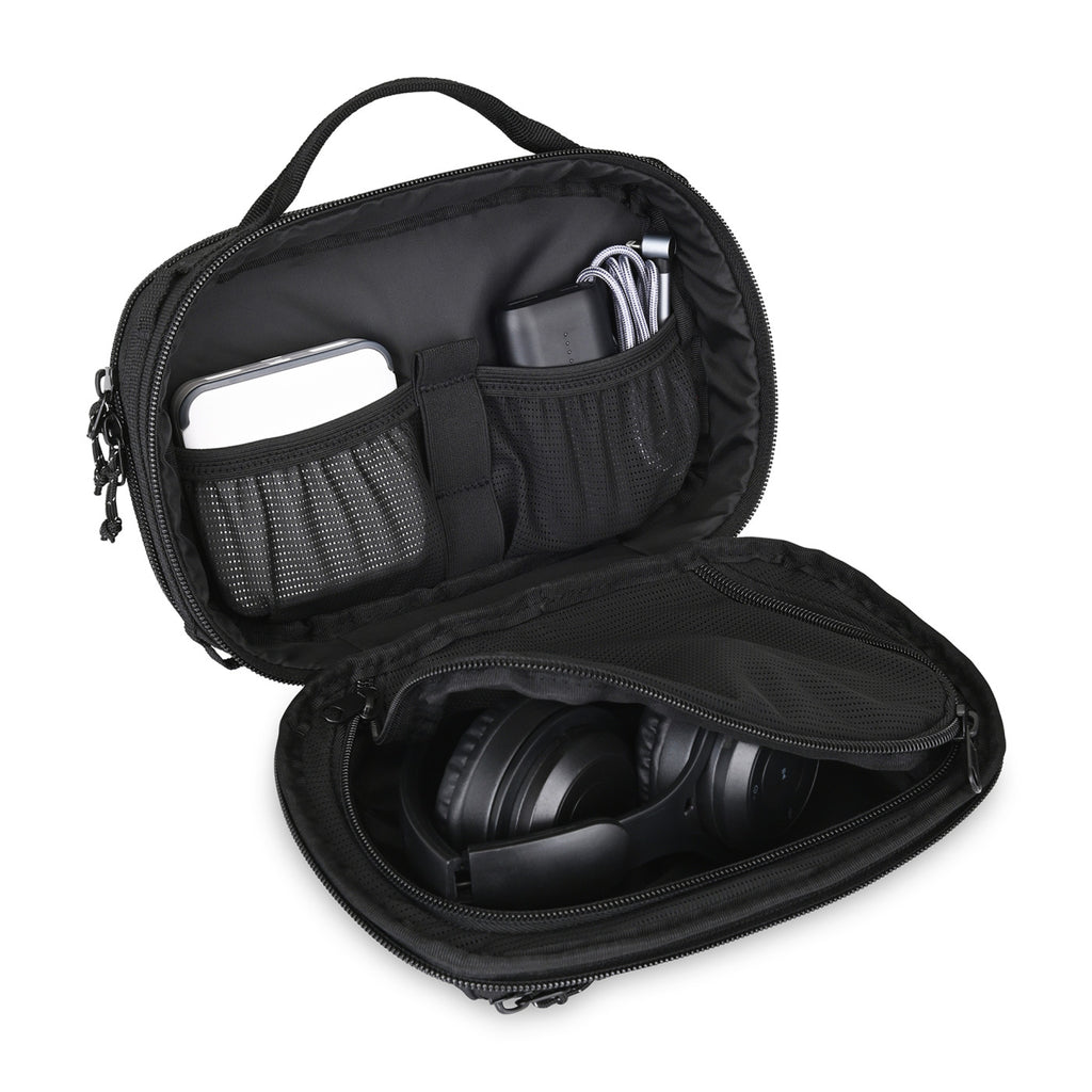 Newton Structured Tech Case with Two Compartments Transfer - Black - View 3