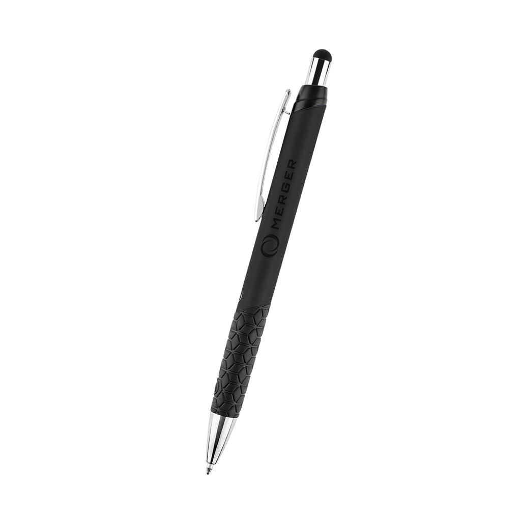 NFC Smart Stylus Pen in Recycled Aluminum - Black - Laser Engraving
