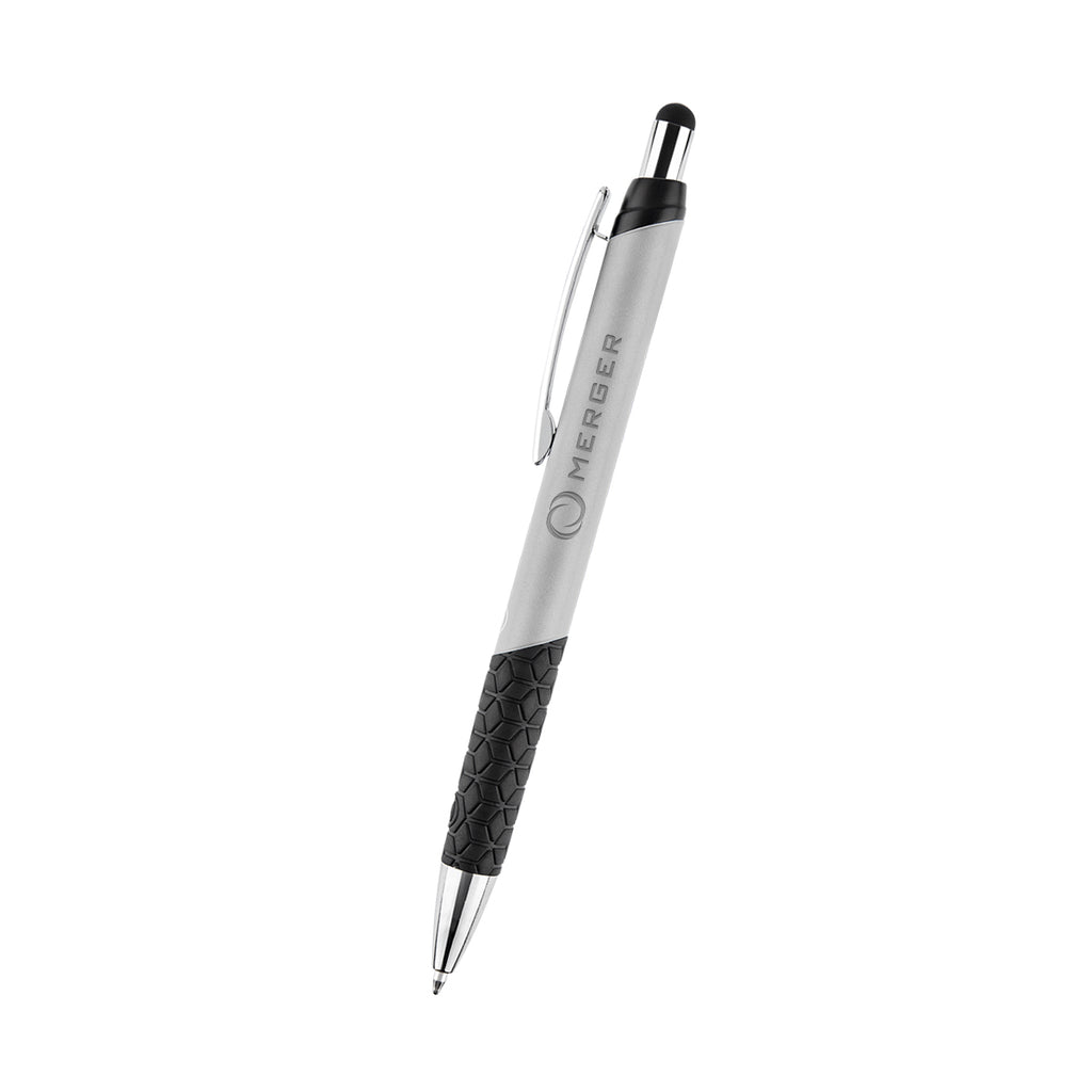 NFC Smart Stylus Pen in Recycled Aluminum - Silver - Laser Engraving