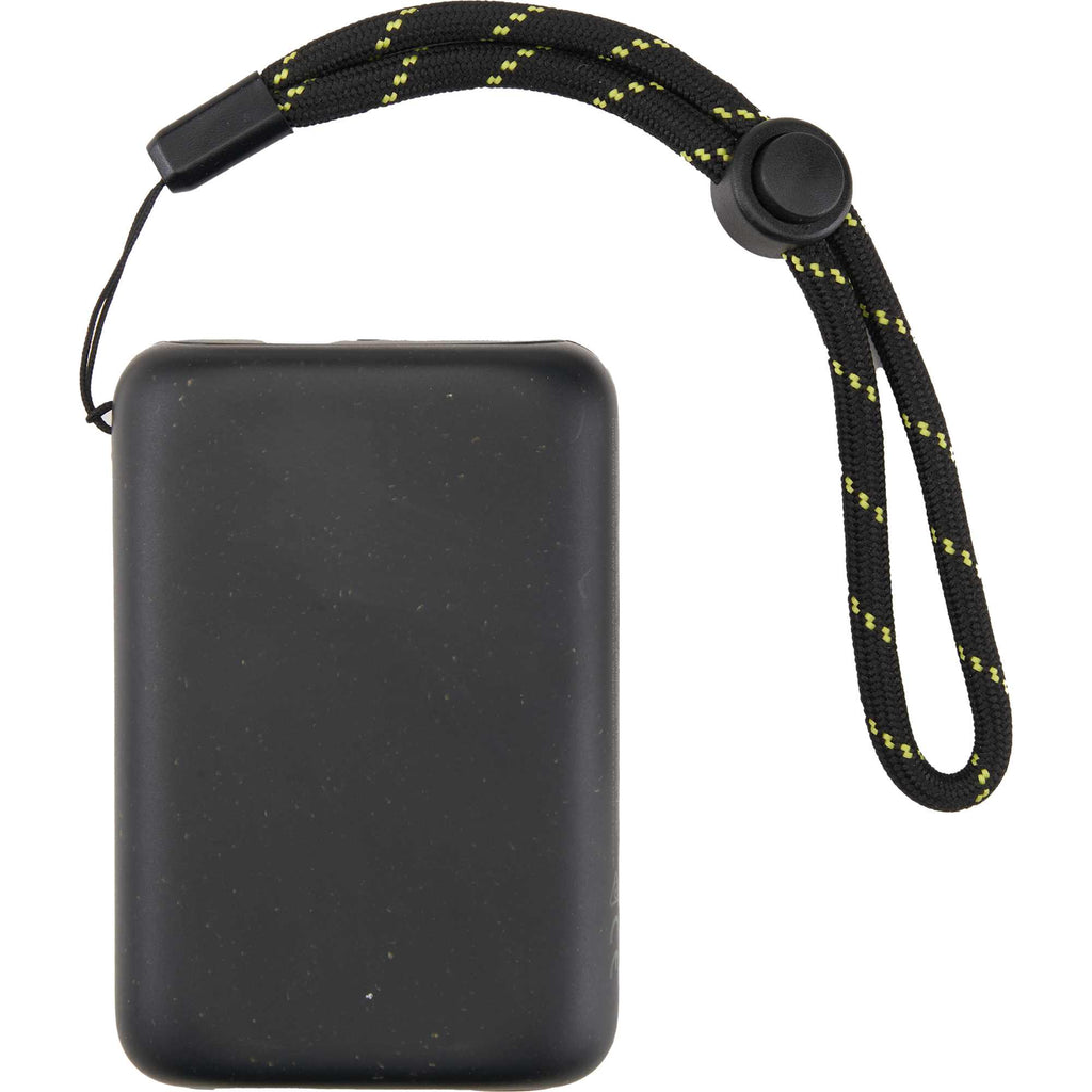 Nimble Champ Recycled Power Bank, 10,000 mAh 20W Full Color - Black - Back