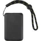 Nimble Champ Recycled Power Bank, 10,000 mAh 20W Full Color - Black - Back