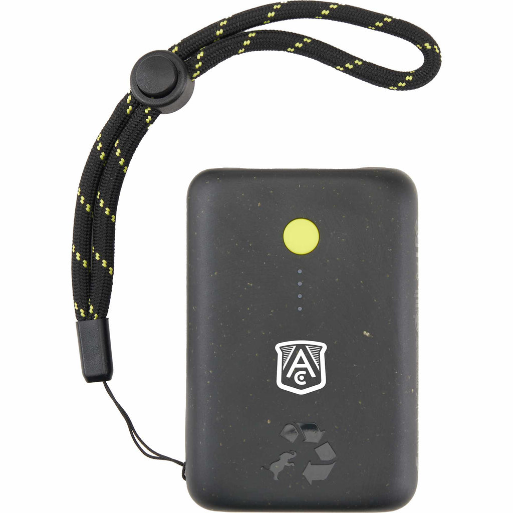 Nimble Champ Recycled Power Bank, 10,000 mAh 20W Full Color - Black - Front