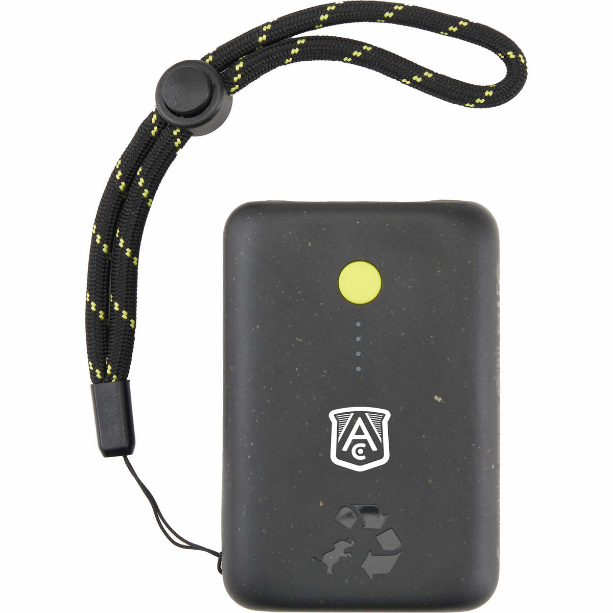 Nimble Champ Recycled Power Bank, 10,000 mAh 20W Full Color - Black - Front