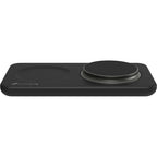 Nimble Podium 2-in-1 Qi2 Charging Stand, 25W - Black - Left Side