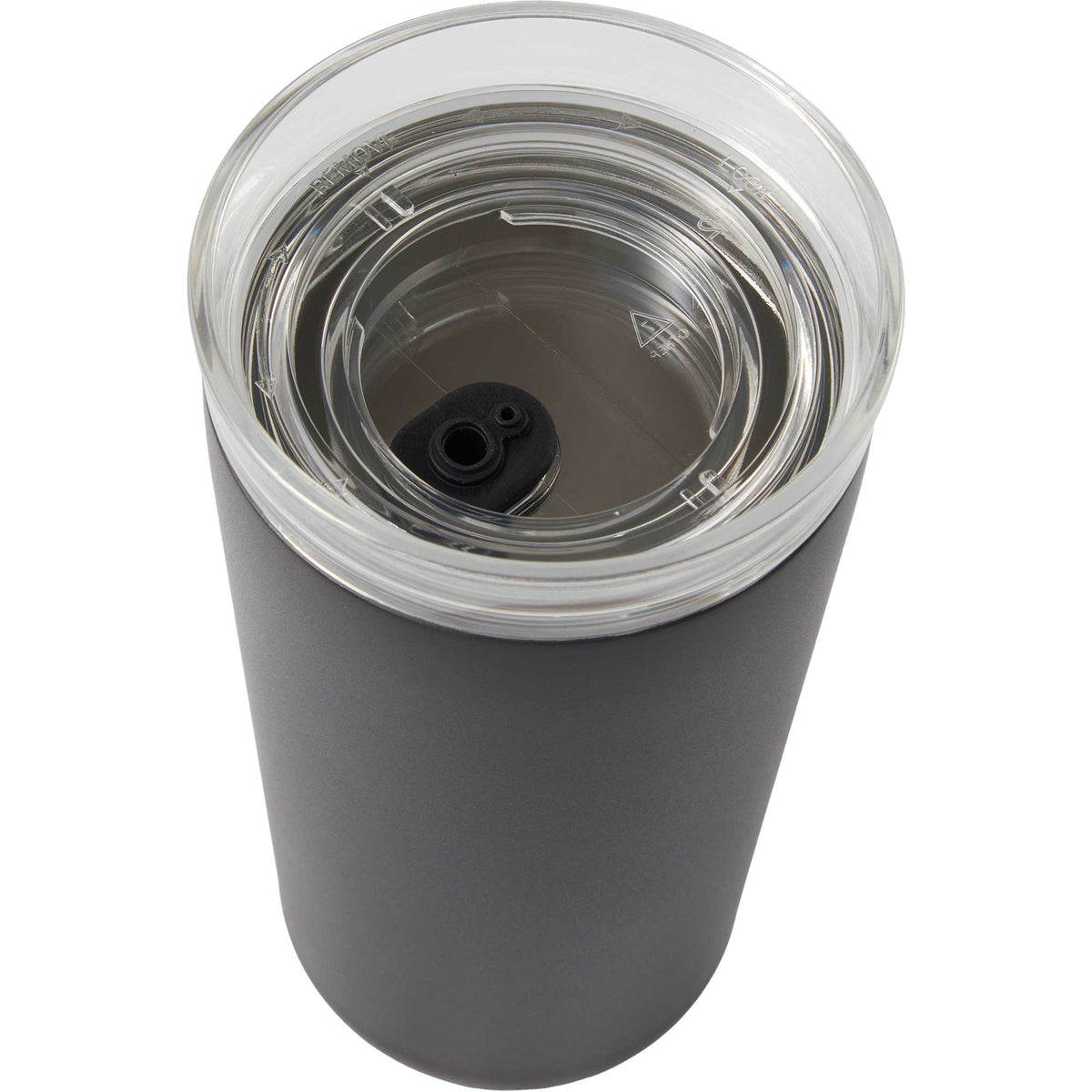Nina Leakproof Vacuum Tumbler with Straw, 18 oz Laser Engraving - Black - Detail 4