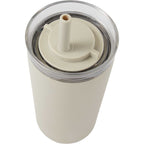 Nina Leakproof Vacuum Tumbler with Straw, 18 oz Laser Engraving - Taupe - Detail 2