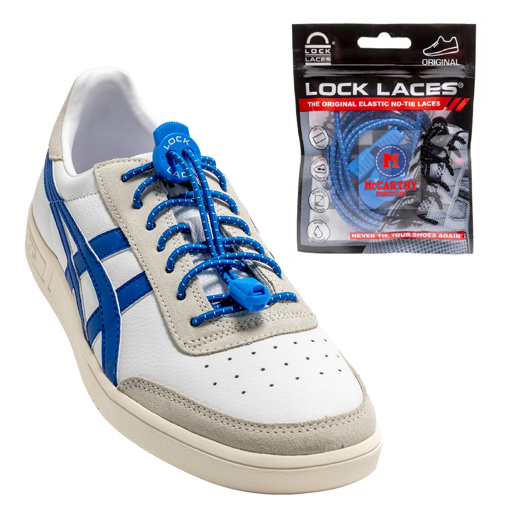 No Tie Shoelaces by Lock Laces - Royal Blue - Label