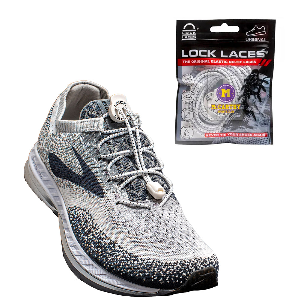 No Tie Shoelaces by Lock Laces - White - Label