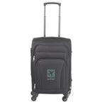 Nomad Expandable Upright Luggage, 21 Inch Embroidery - Black - Front