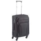 Nomad Expandable Upright Luggage, 21 Inch Embroidery - Black - Right Angle 2