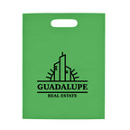 Non-Woven Exhibition Tote Bag, Heat Sealed - Lime Green - Silk Screen