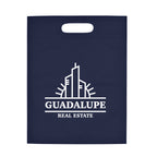 Non-Woven Exhibition Tote Bag, Heat Sealed - Navy - Silk Screen