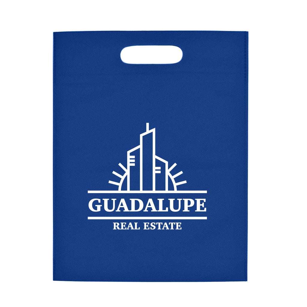 Non-Woven Exhibition Tote Bag, Heat Sealed - Royal Blue - Silk Screen