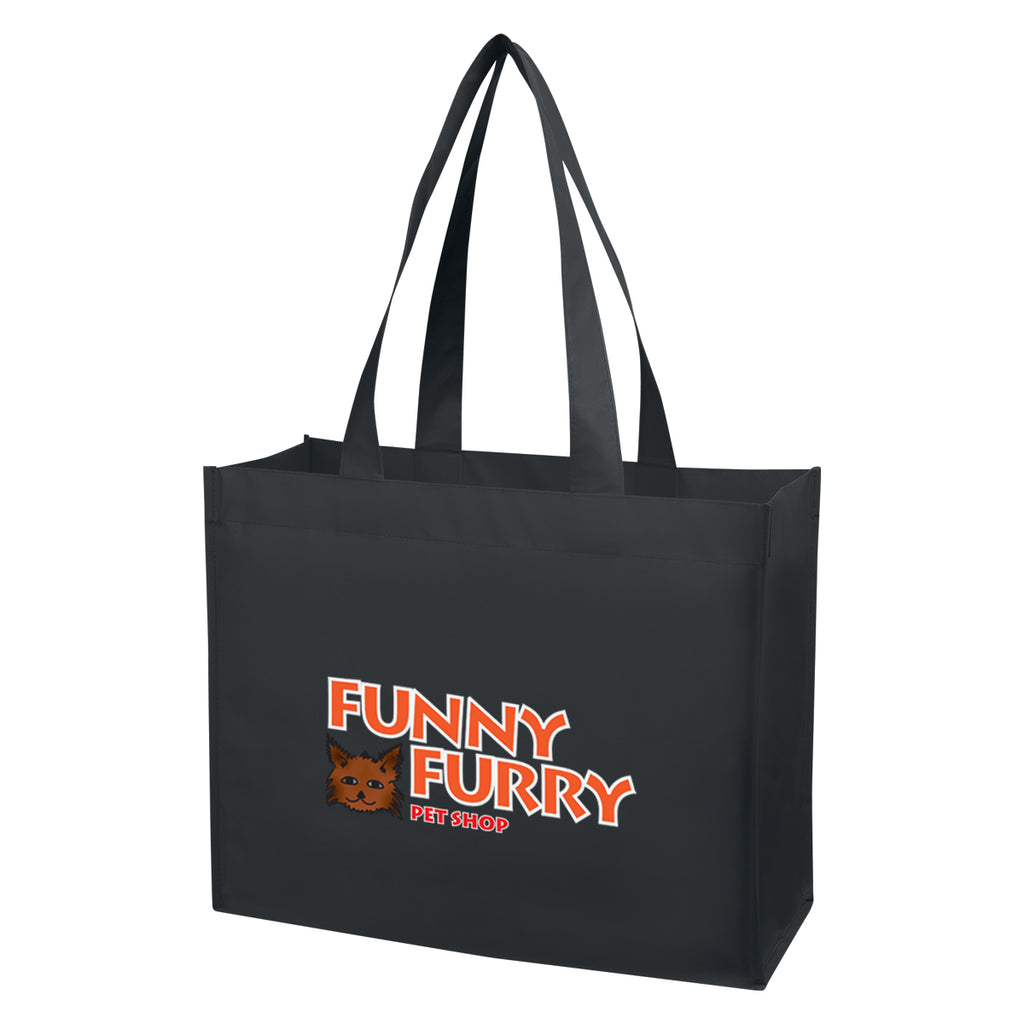 Non-Woven Shopper Tote Bag, Matte Laminated - Colorbrite