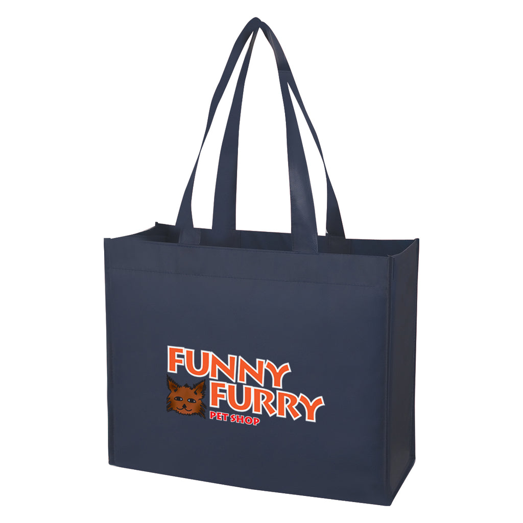 Non-Woven Shopper Tote Bag, Matte Laminated - Colorbrite