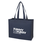 Non-Woven Shopper Tote Bag, Matte Laminated - Silk Screen