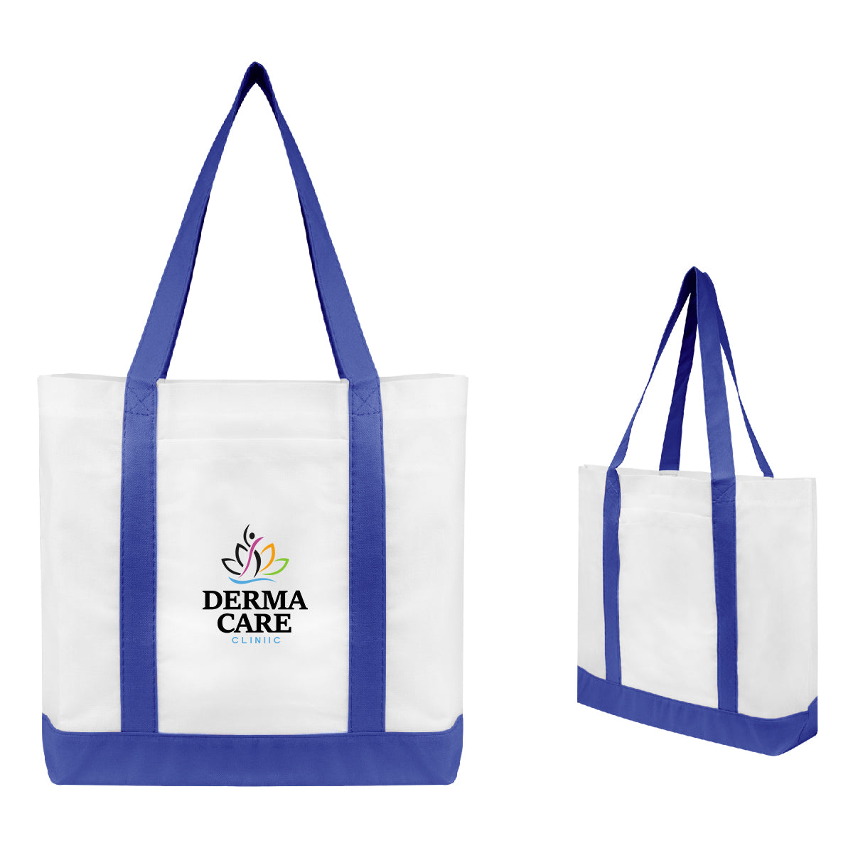 Non-Woven Tote Bag with Colored Trim - Colorbrite