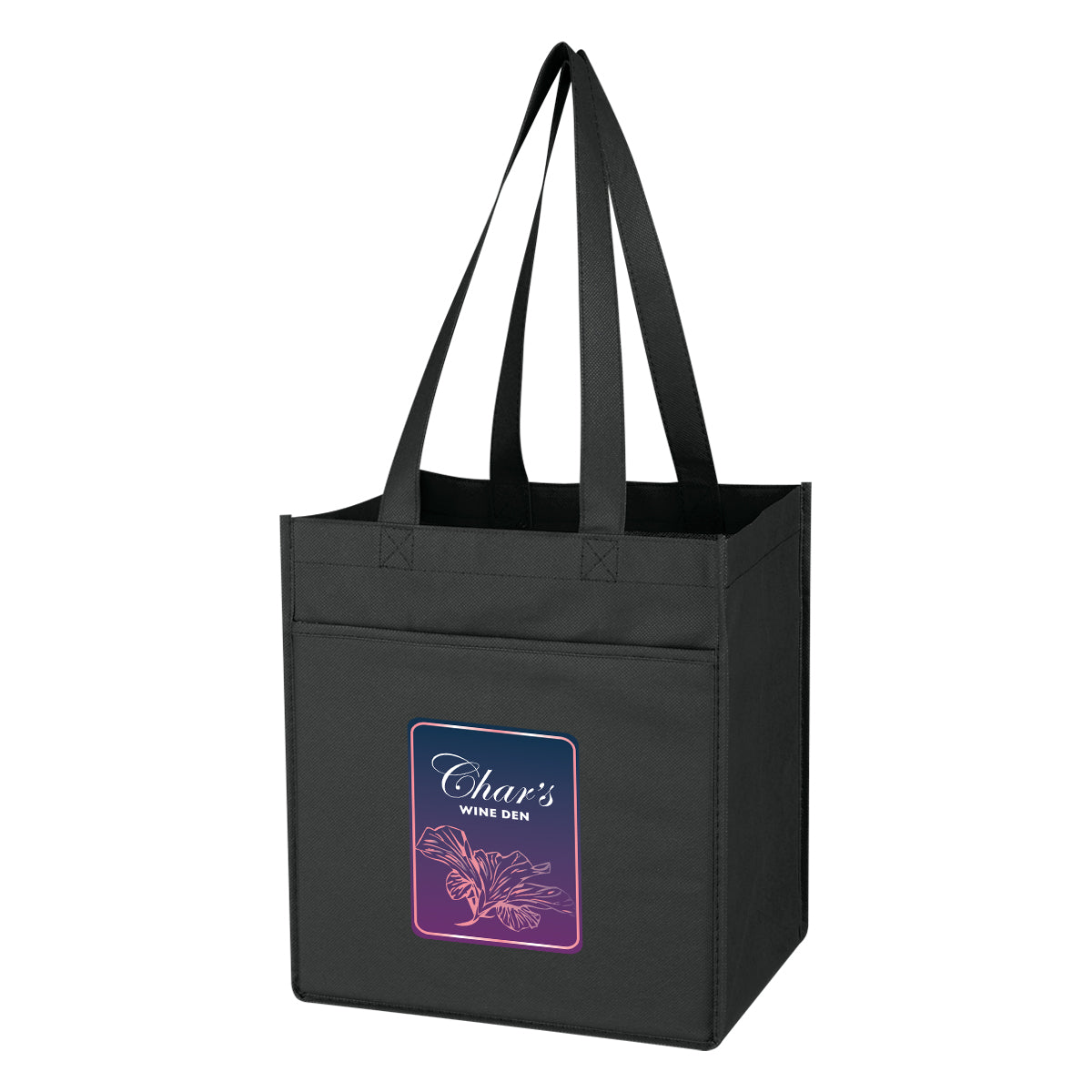 Non-Woven Wine Tote Bag for Six Bottles, Recycled - Colorbrite