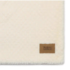 Nordic Plush Throw Blanket in Recycled Polyester, 50 x 70 Inches Laser Engraving - Cream - View 2