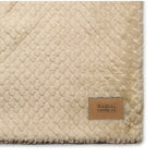 Nordic Plush Throw Blanket in Recycled Polyester, 50 x 70 Inches Laser Engraving - Fawn - View 3
