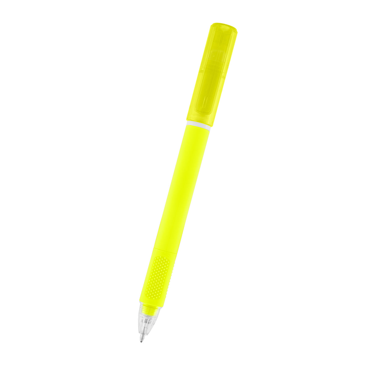 Norelle Highlighter Pen in Recycled ABS - Yellow - Front