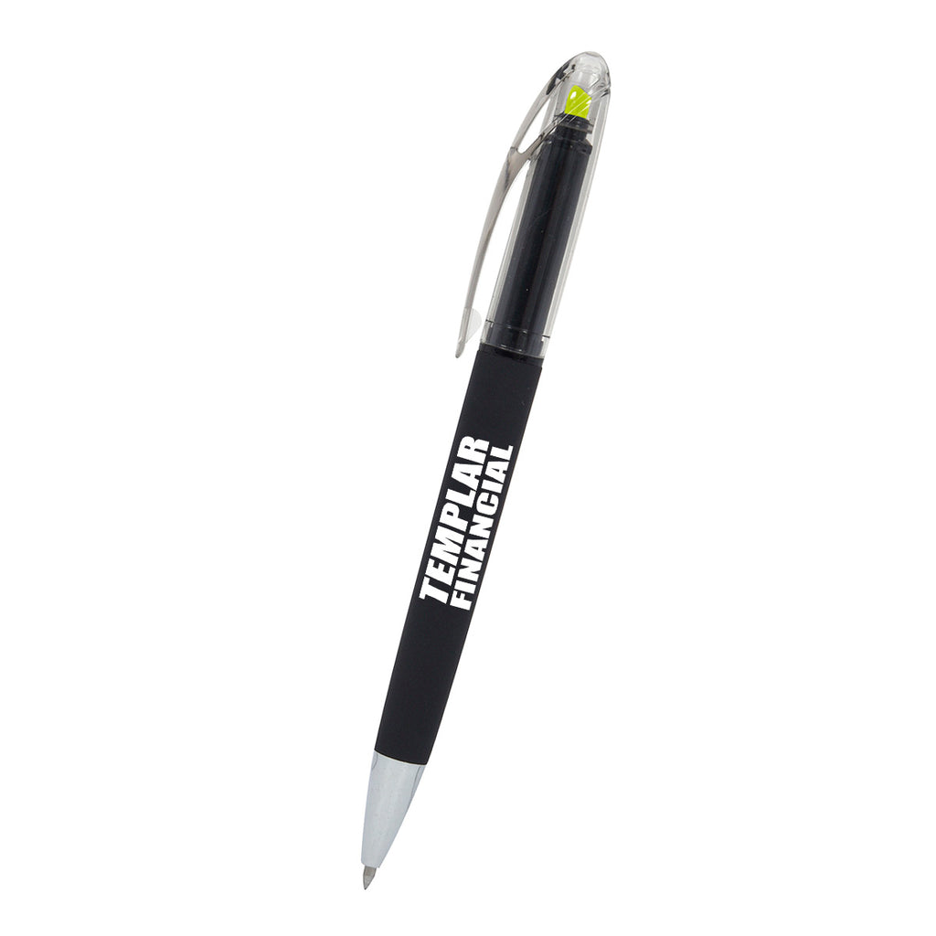 Nori Sleek Write Pen and Highlighter - Yellow Highlighter - Silk Screen