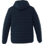 Norquay Hooded Puffer Jacket for Men Embroidery - Navy - Back Flat