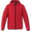 Norquay Hooded Puffer Jacket for Men Embroidery - Team Red - Front Flat