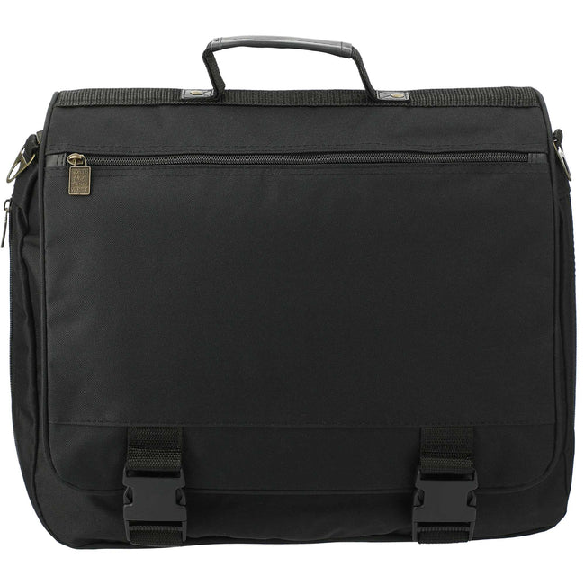Northwest Messenger Bag with Snap Flap and Organizer Embroidery