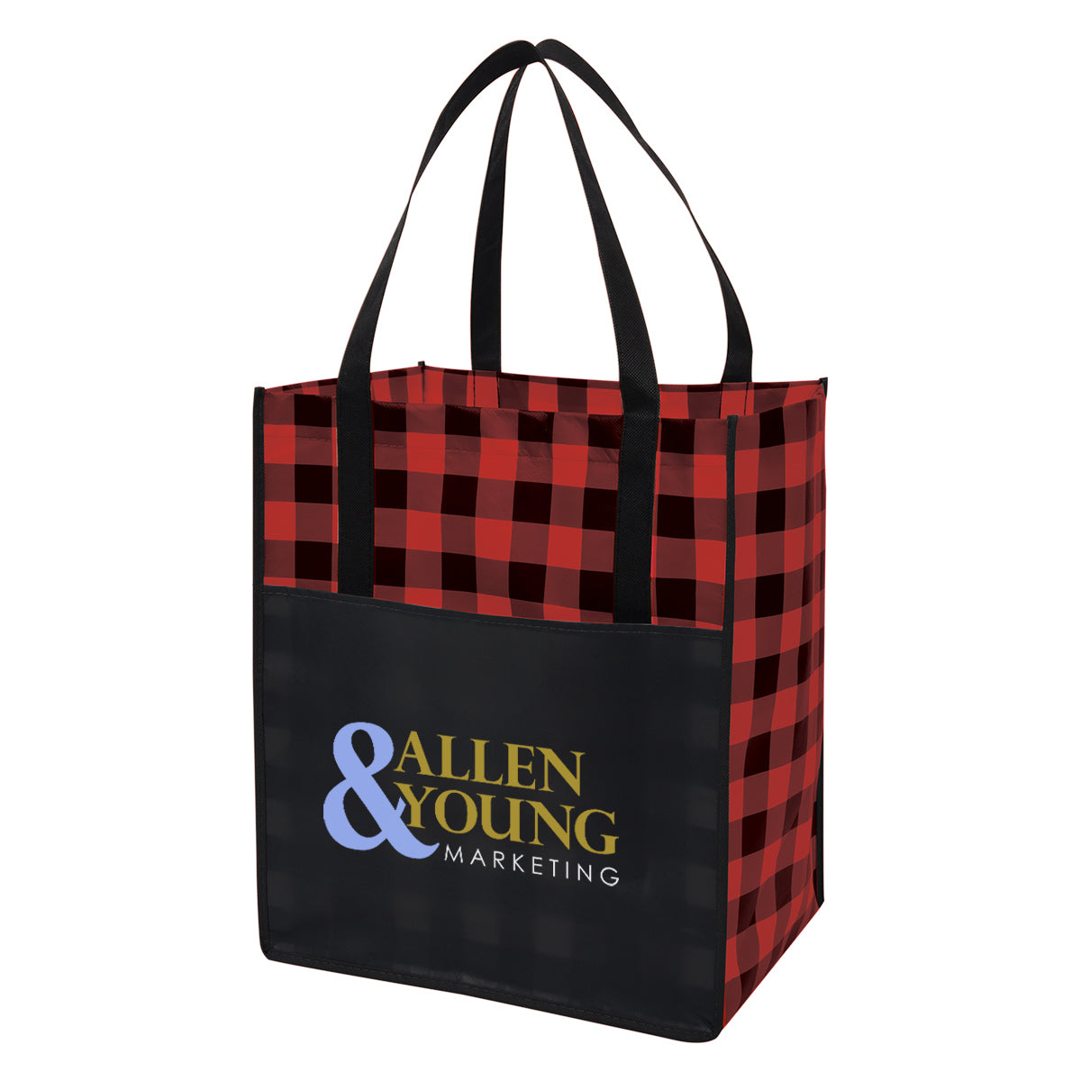 Northwoods Laminated Non-Woven Tote Bag, Recycled - Colorbrite