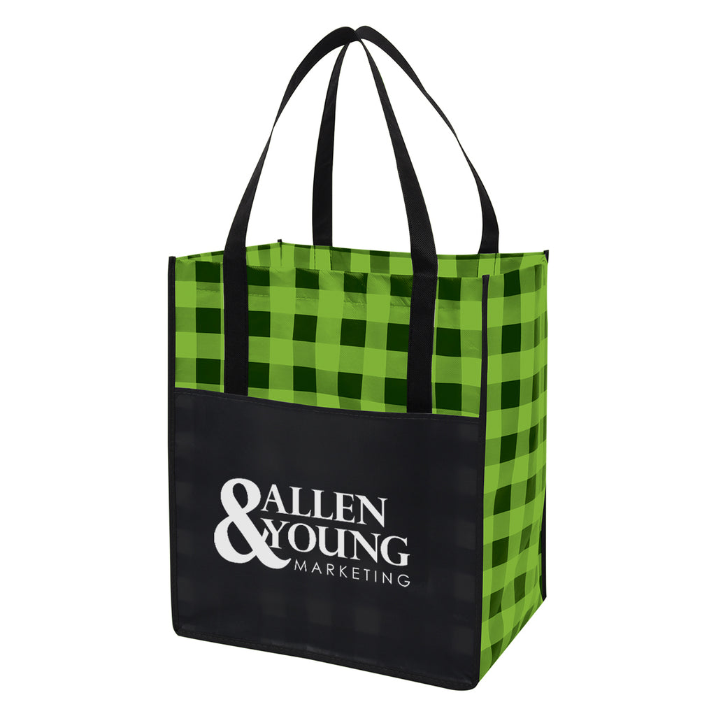 Northwoods Laminated Non-Woven Tote Bag, Recycled - Silk Screen