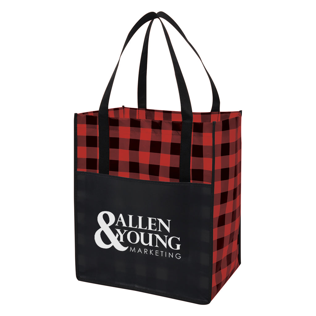 Northwoods Laminated Non-Woven Tote Bag, Recycled - Silk Screen