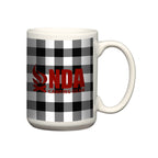 Northwoods Mug, 15 oz - White with Black - Sublimation