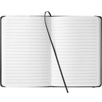 Notebook with Snap Elastic Closure, 5 x 7 Inches - Black - Front 2