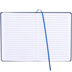 Notebook with Snap Elastic Closure, 5 x 7 Inches - Blue - Front 2