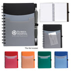 Notebook with Three Pockets