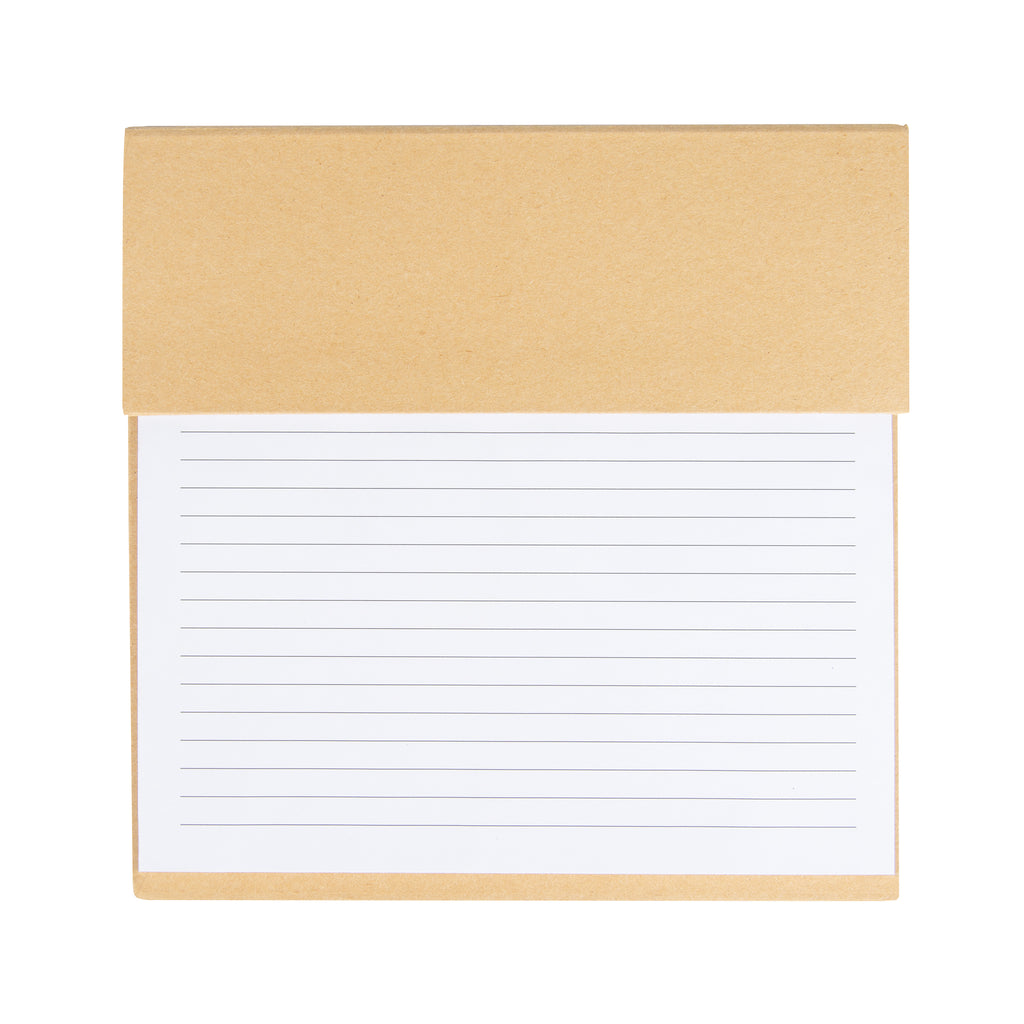 Notepad and Organizer for the Desktop - Natural - Straight